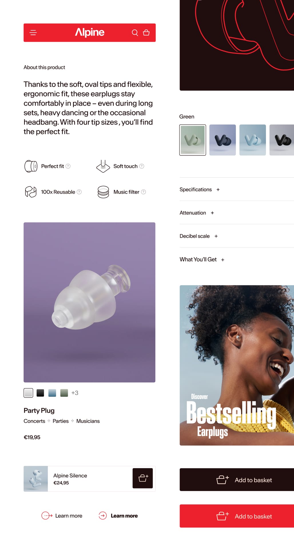Alpine components overview