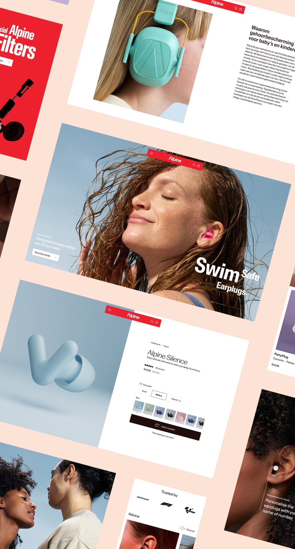 Alpine website overview