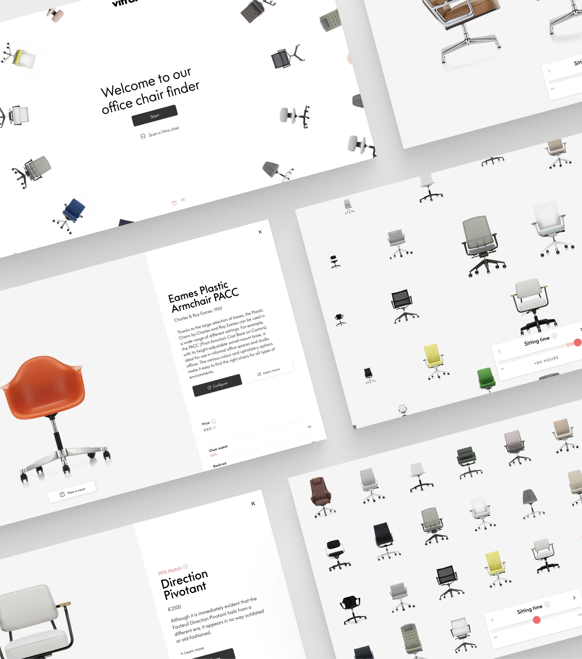 Page overview of the project