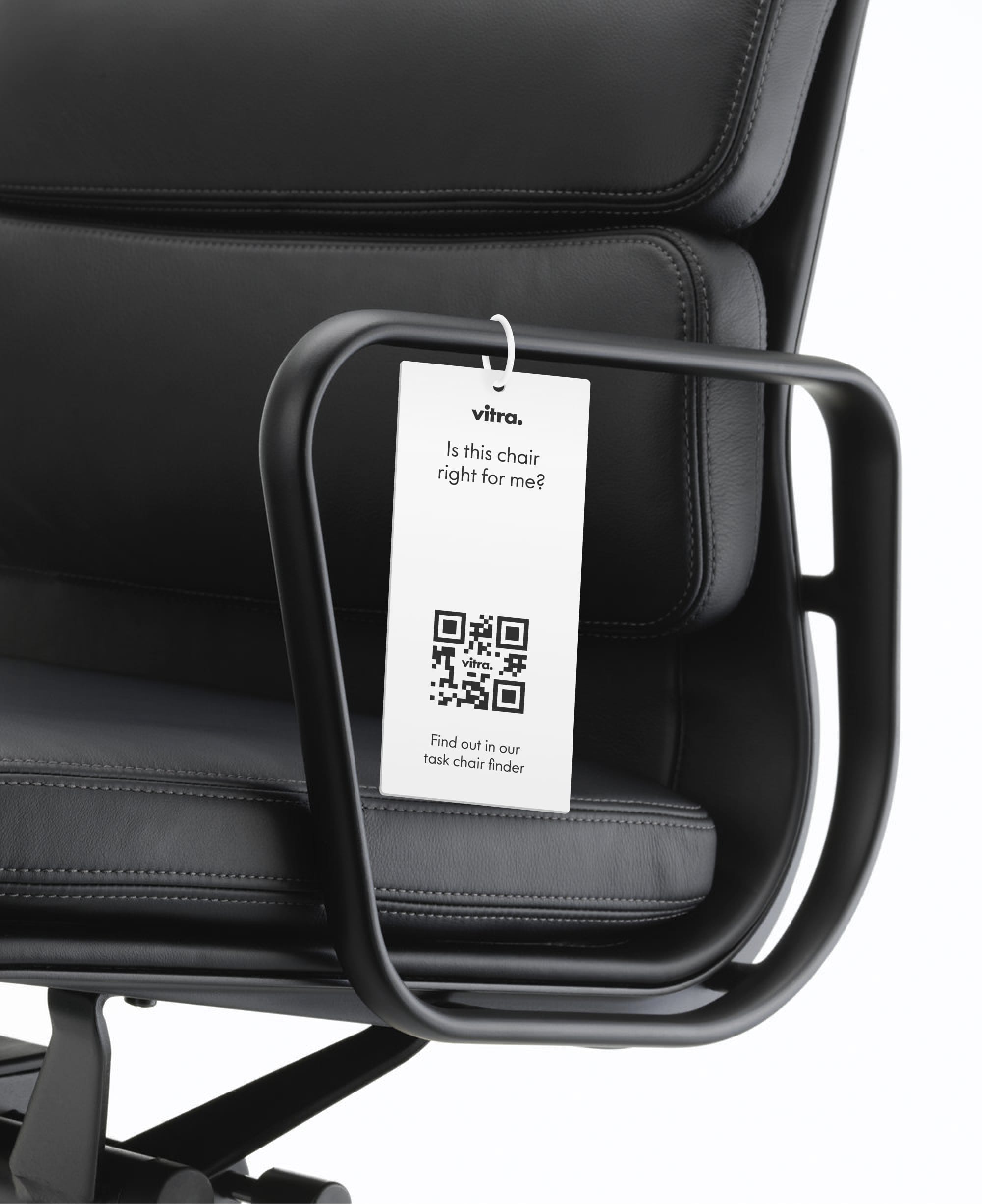image showing a hangtag on a chair