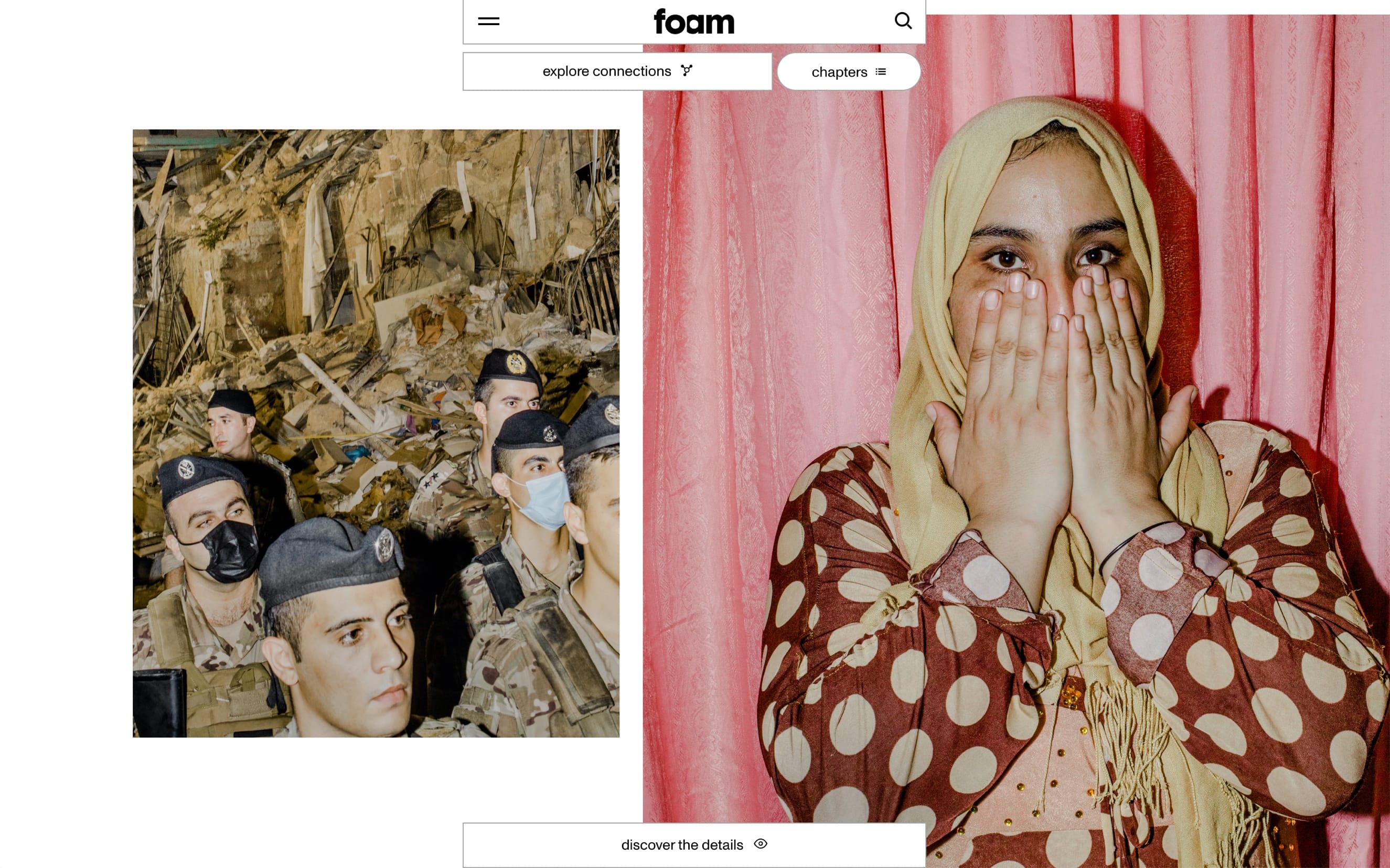 Foam platform exhibition 