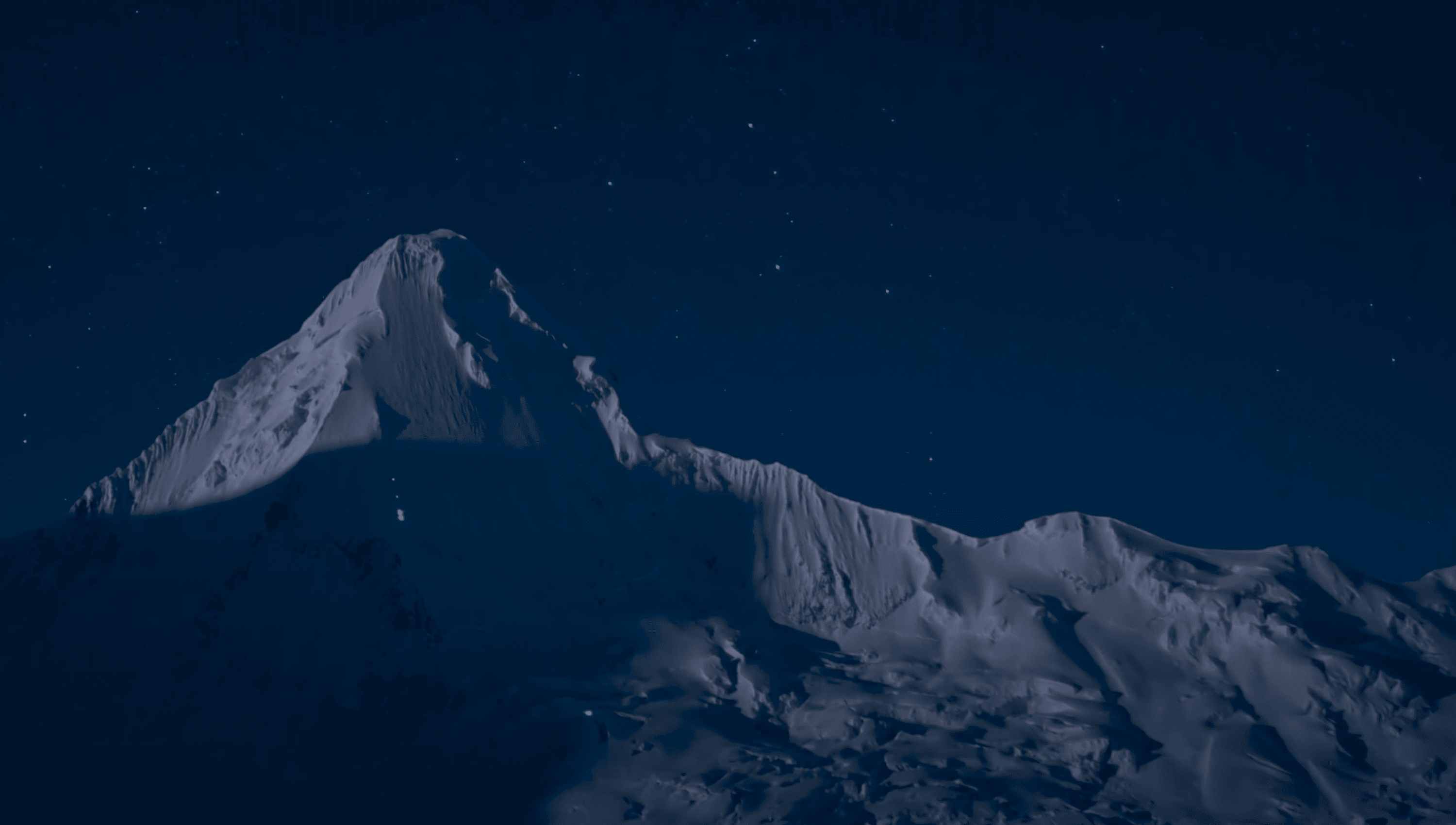 mountain night timelapse frame