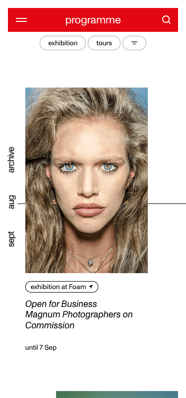 Foam programme