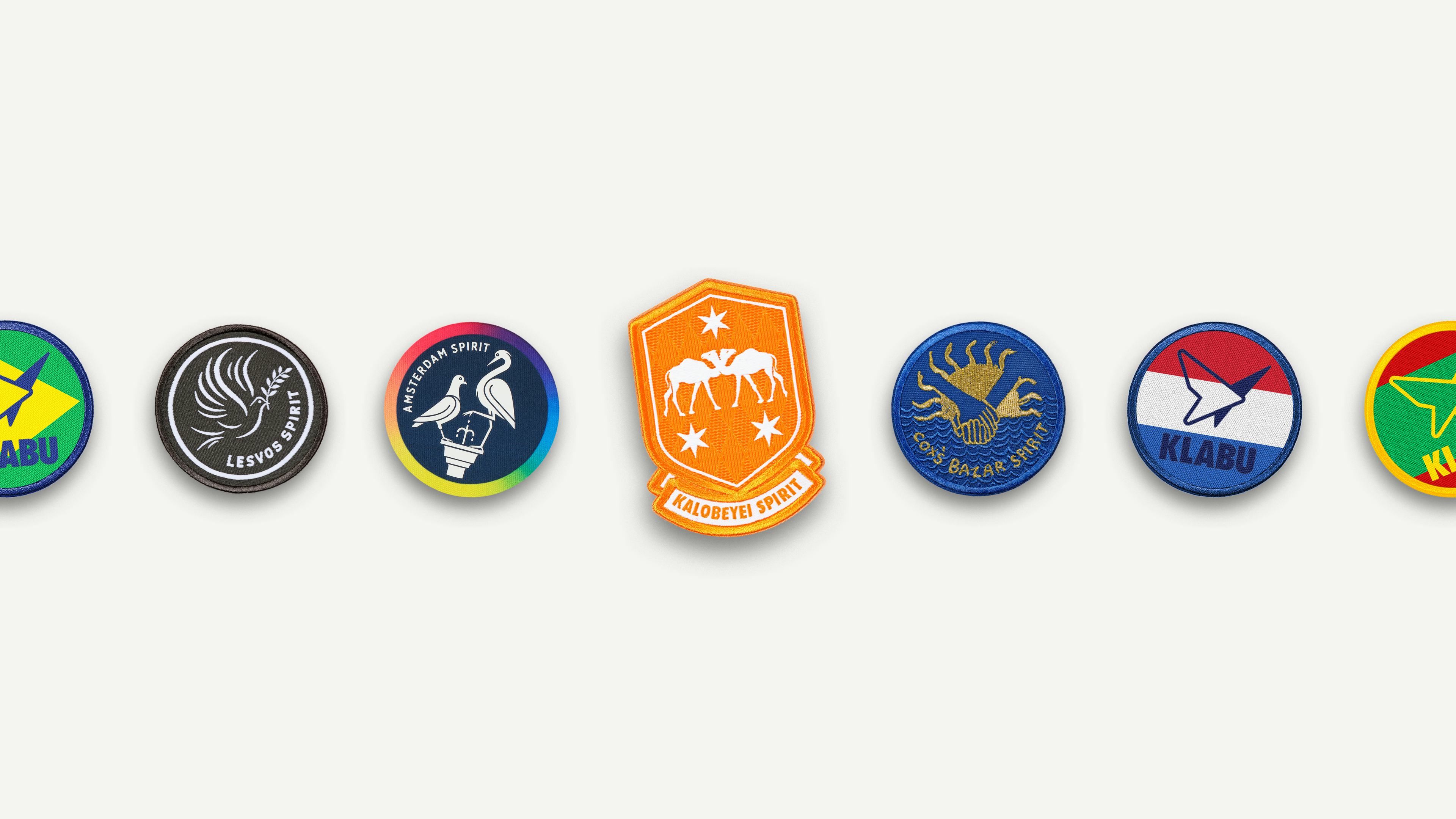 Set of KLABU clubhouse sports badges